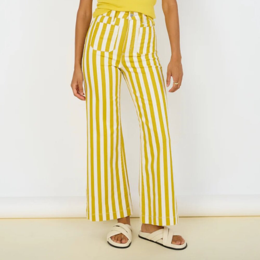 ROLLA's Sailor Jean Florence Stripe Gold